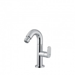 Μπαταρία Μπιντέ Αναμεικτική Ψηλή Armando Vicario Slim Χρωμέ 500015-100 με Περιστρεφόμενο Ρουξούνι και Βαλβίδα Click-Clack